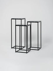 Podium Set 4 / 18" Square / Nero Marquina