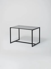 Table 14 / Square / Black / Glass / Grey