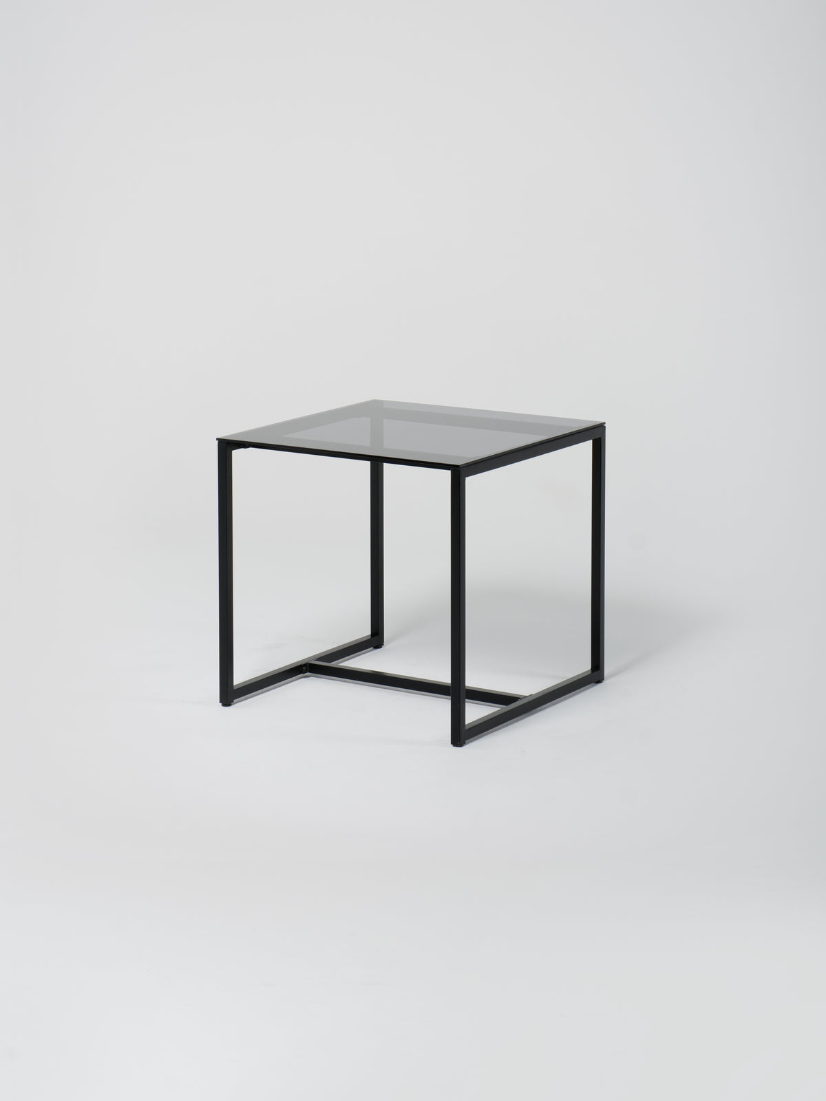 Table 14 / Square / Black / Glass / Grey
