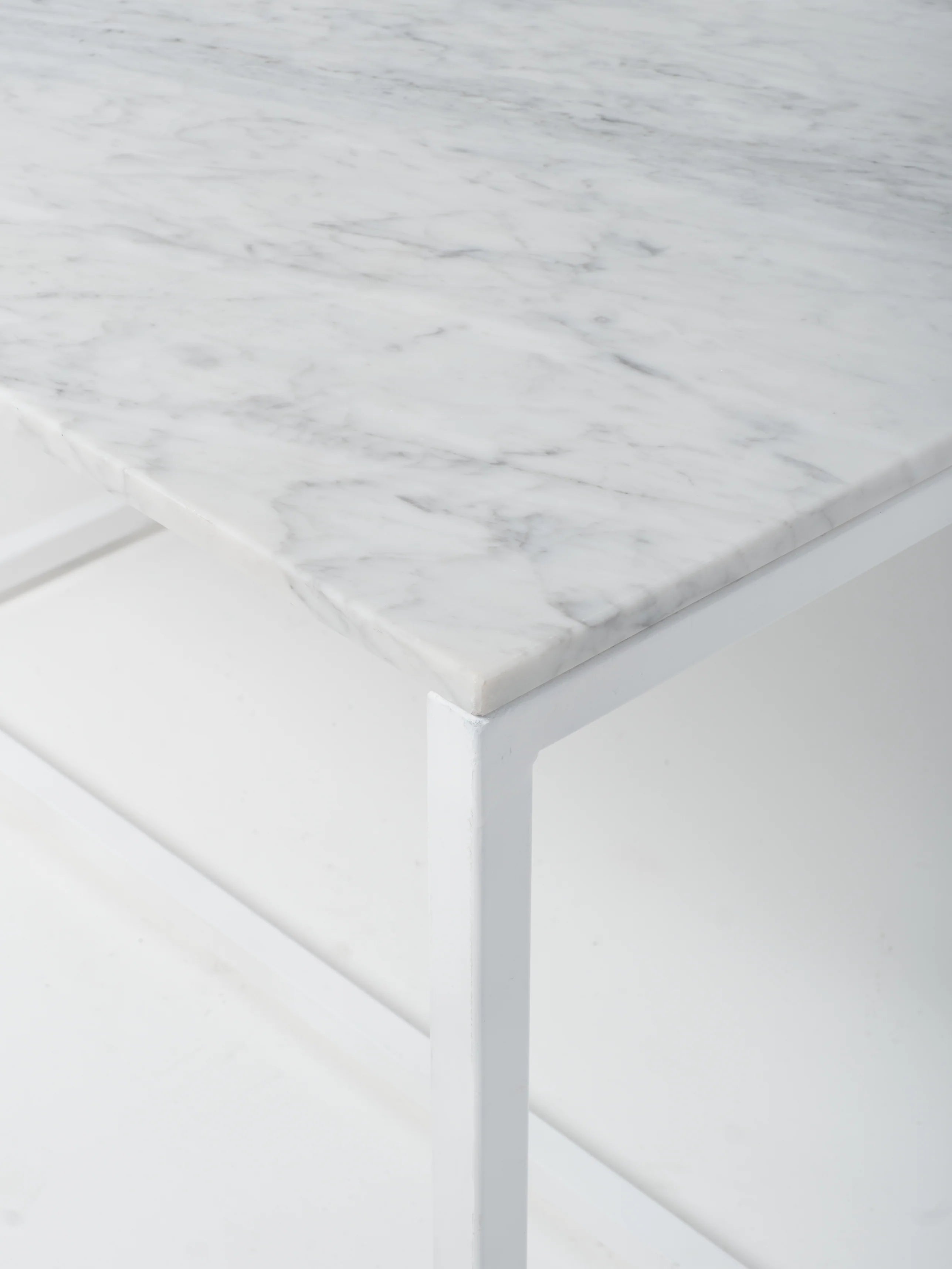 Table 1 / Square / White / Bianco Carrara Marble