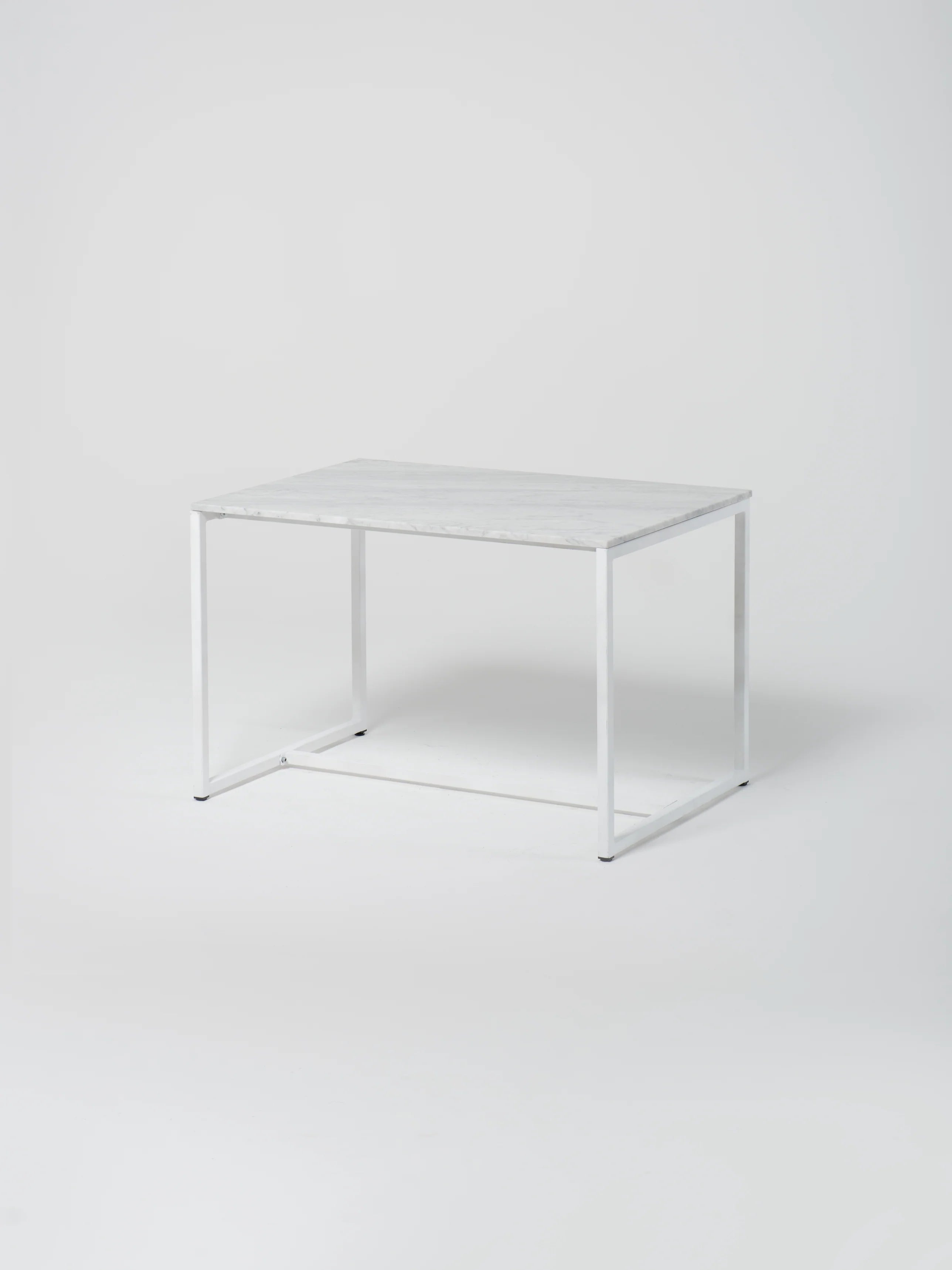 Table 1 / Square / White / Bianco Carrara Marble