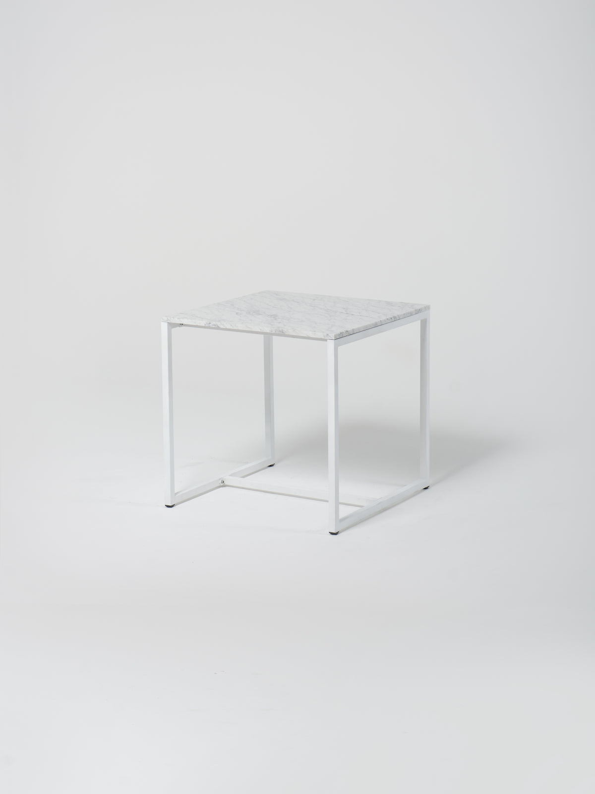 Table 1 / Square / White / Bianco Carrara Marble