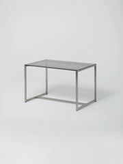Table 17 / Square / Stainless Steel / Glass / Grey