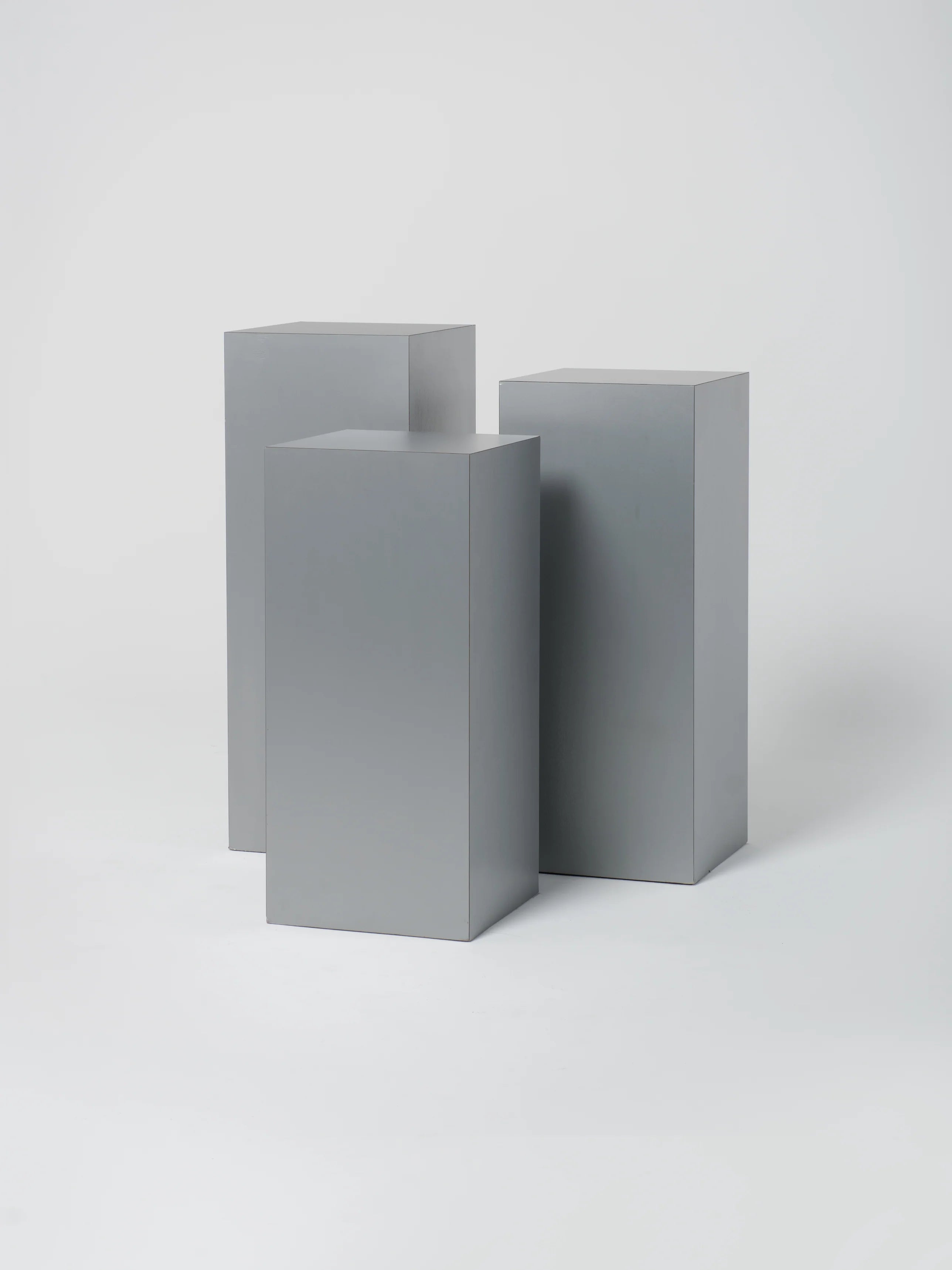 Cube Set 8 / 18" / Brushed Steel