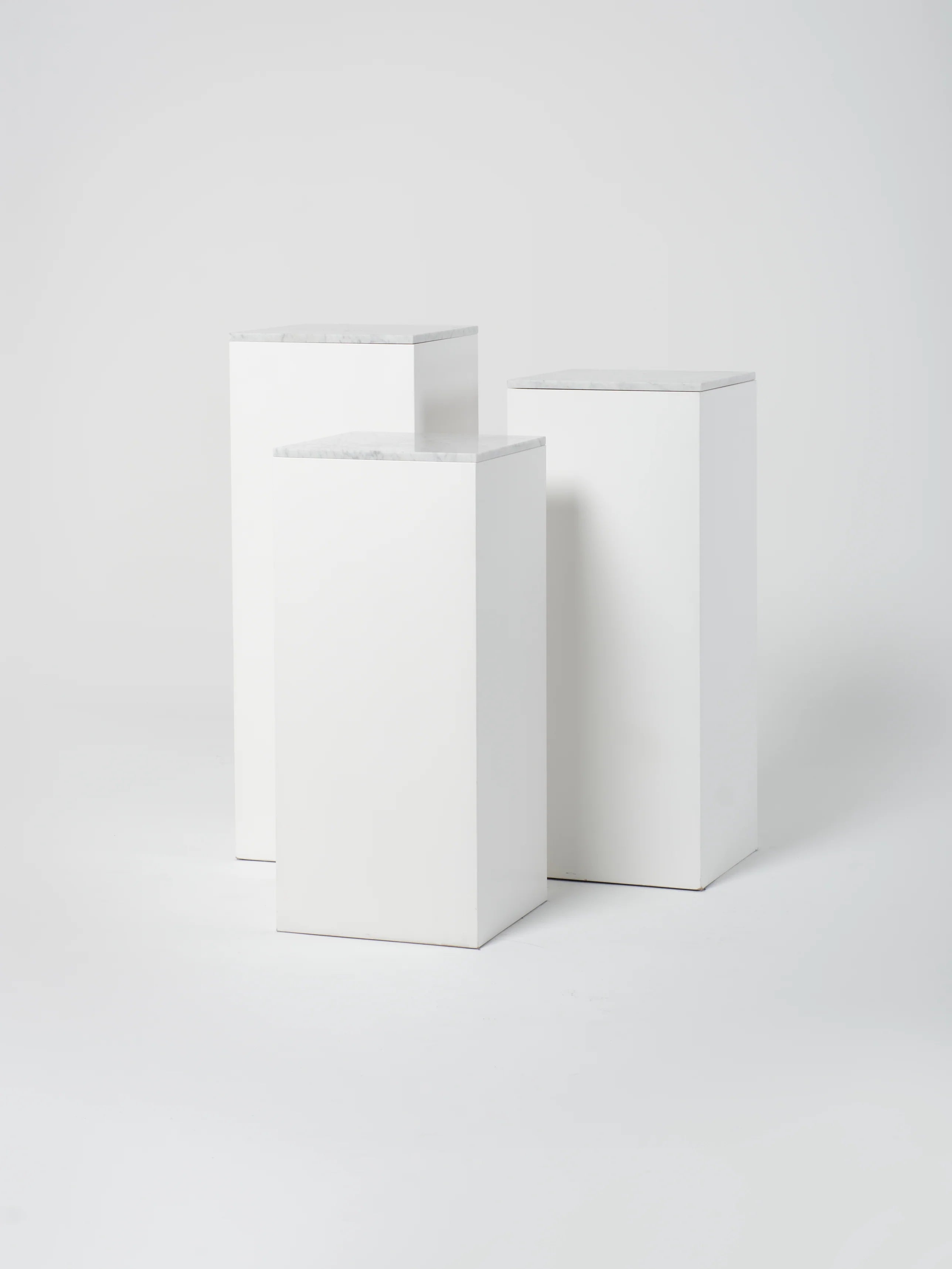 Cube Set 2 / 18" / White / Bianco Carrara