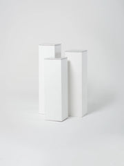 Cube Set 1 / 12" / White / Bianco Carrara
