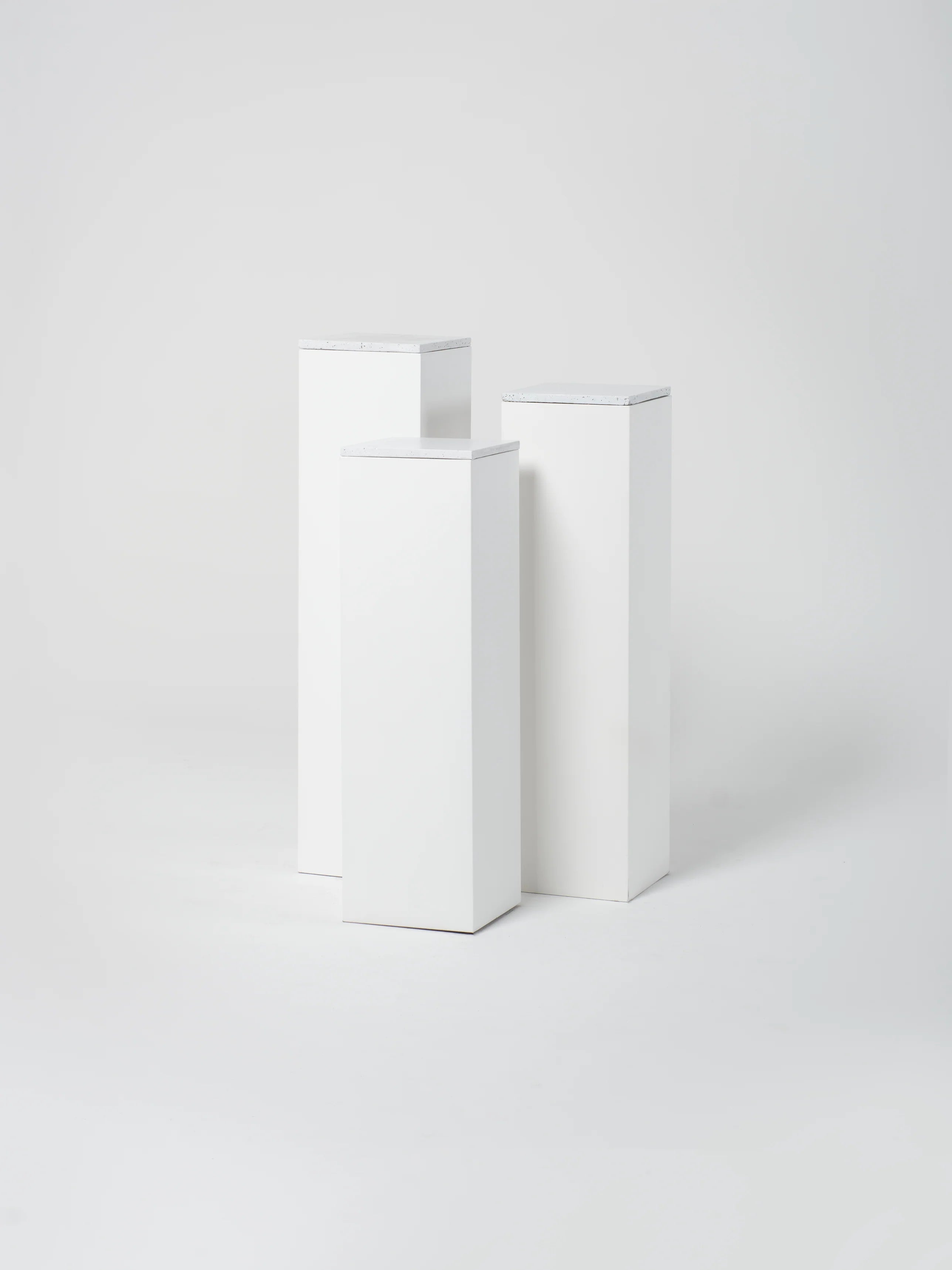 Cube Set 1 / 12" / White / White Concrete