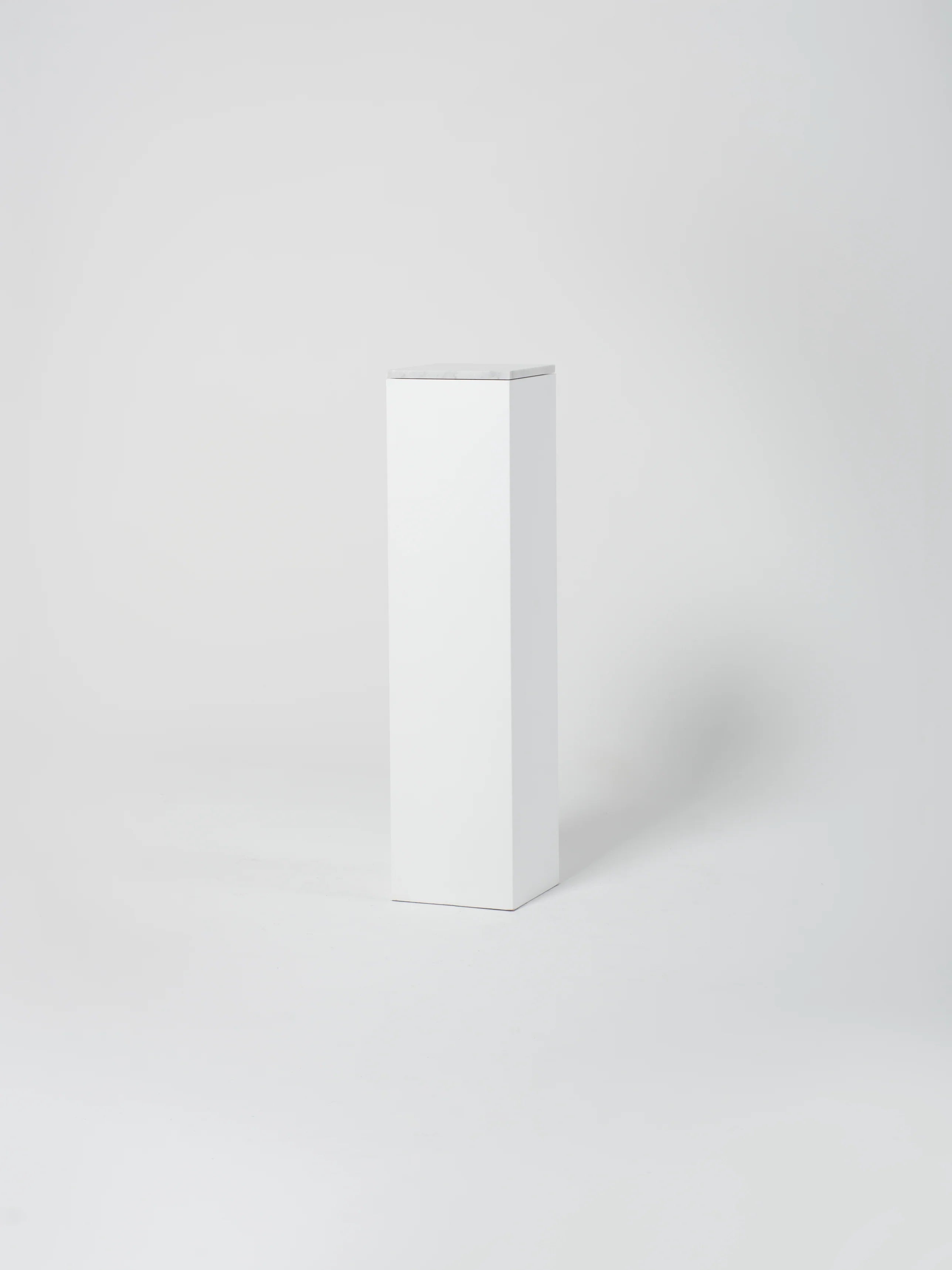 Cube 3 / 12" x 47" / White / Bianco Carrara