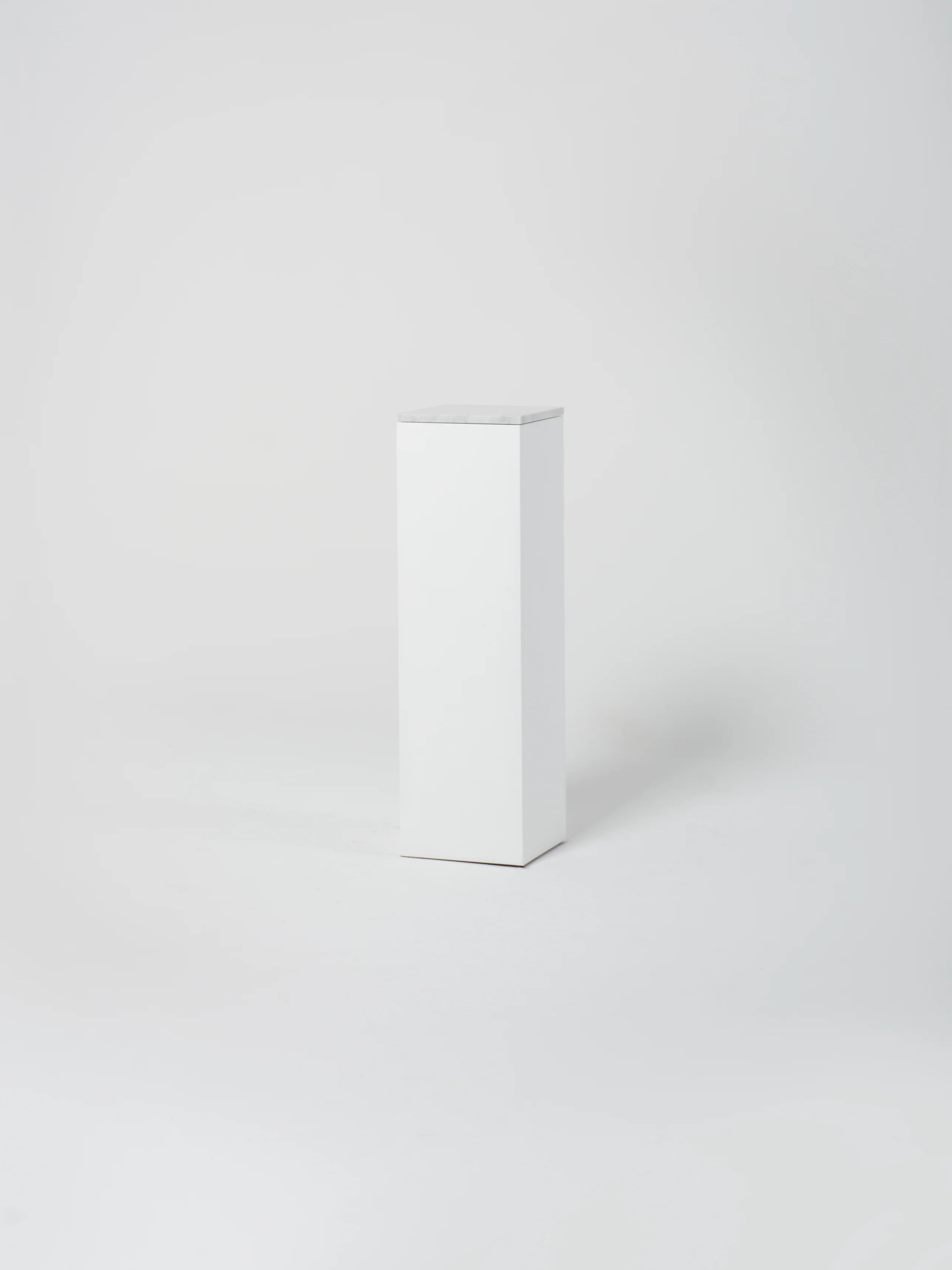 Cube 1 / 12" x 39" / White / Bianco Carrara