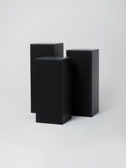 Cube Set 4 / 18" / Black / Anthracite Concrete