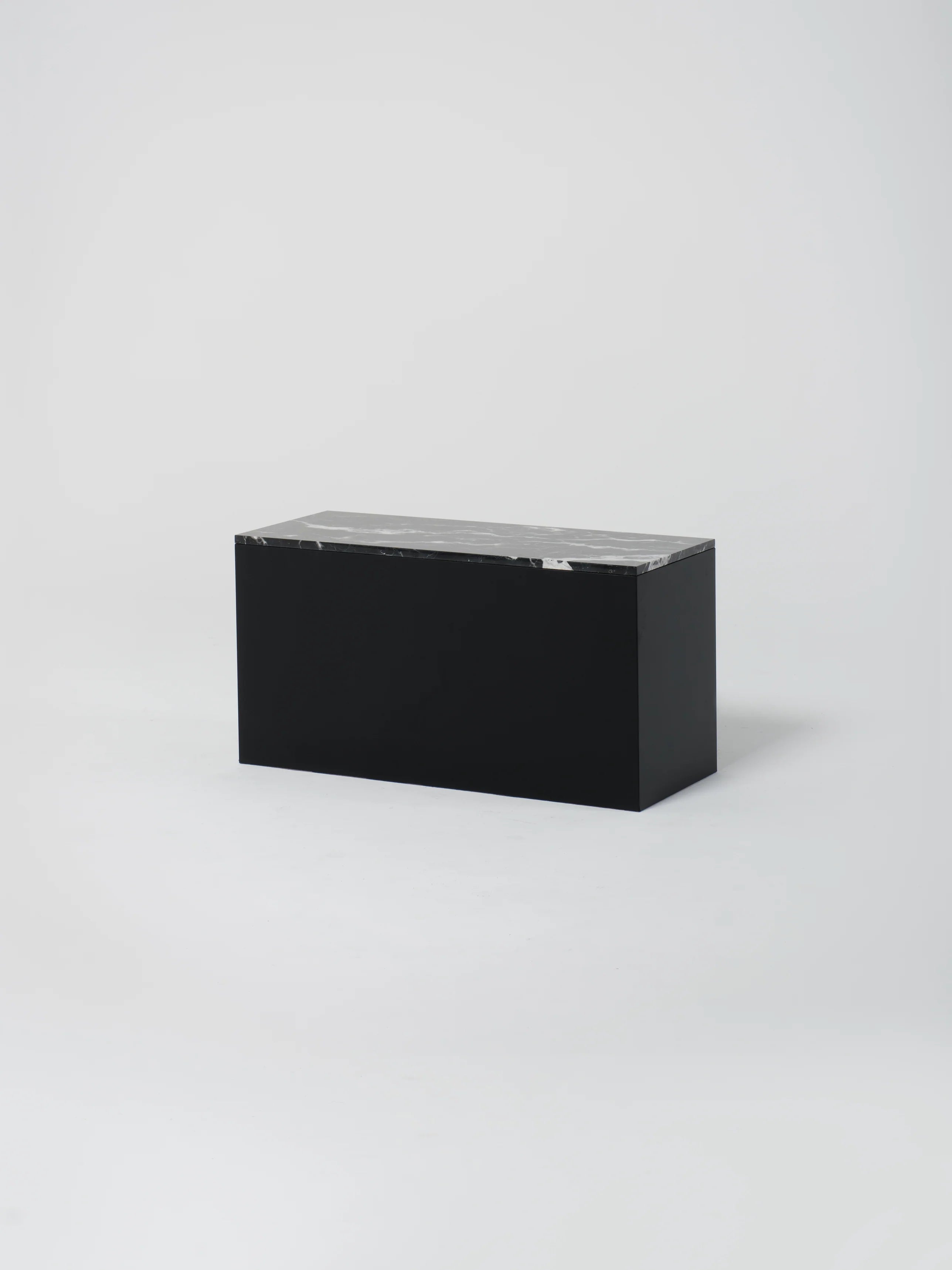 Cube 11 / 39" x 16" x H20" / Black / Nero Marquina