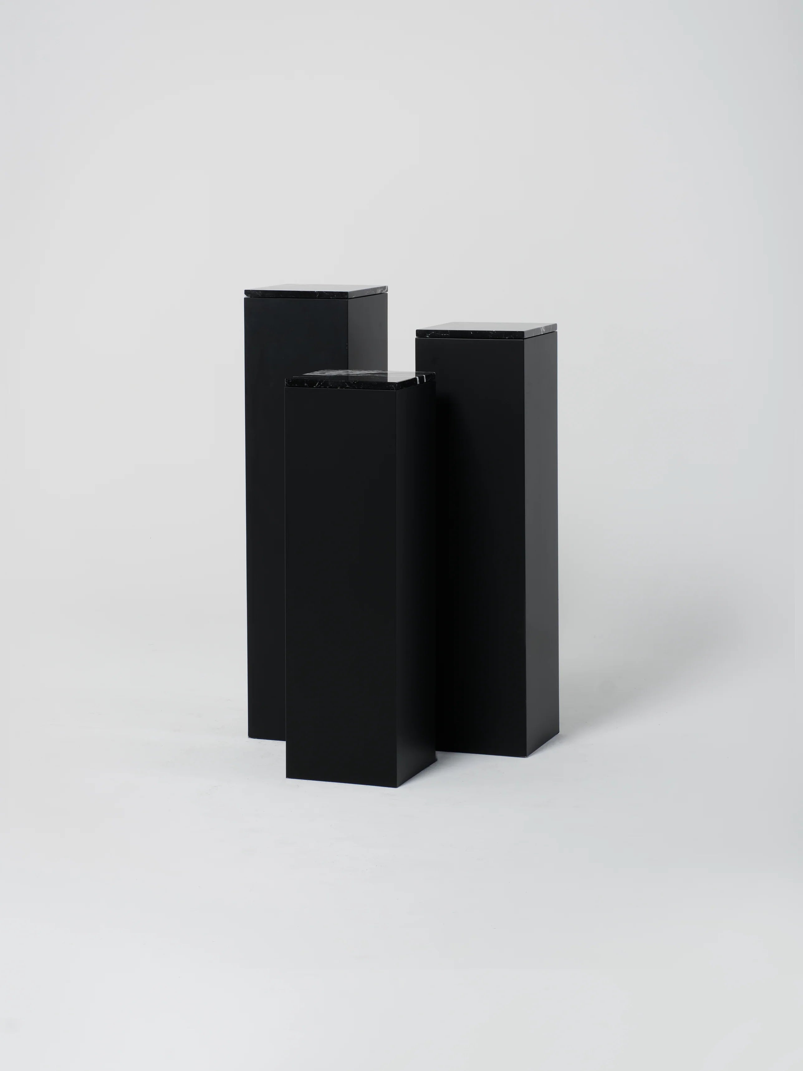 Cube Set 3 / 12" / Black / Nero Marquina