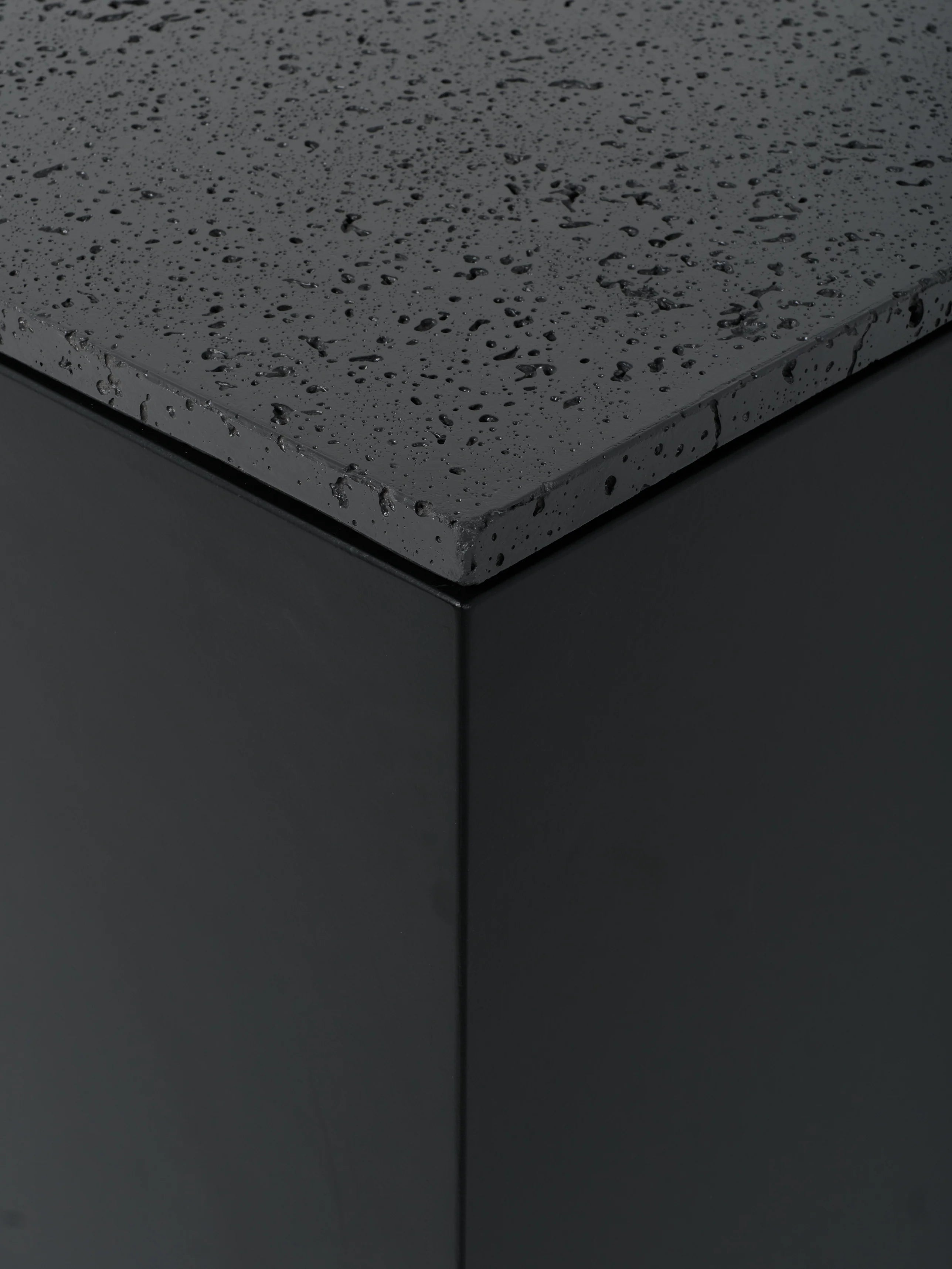 Cube Set 3 / 12" / Black / Anthracite Concrete
