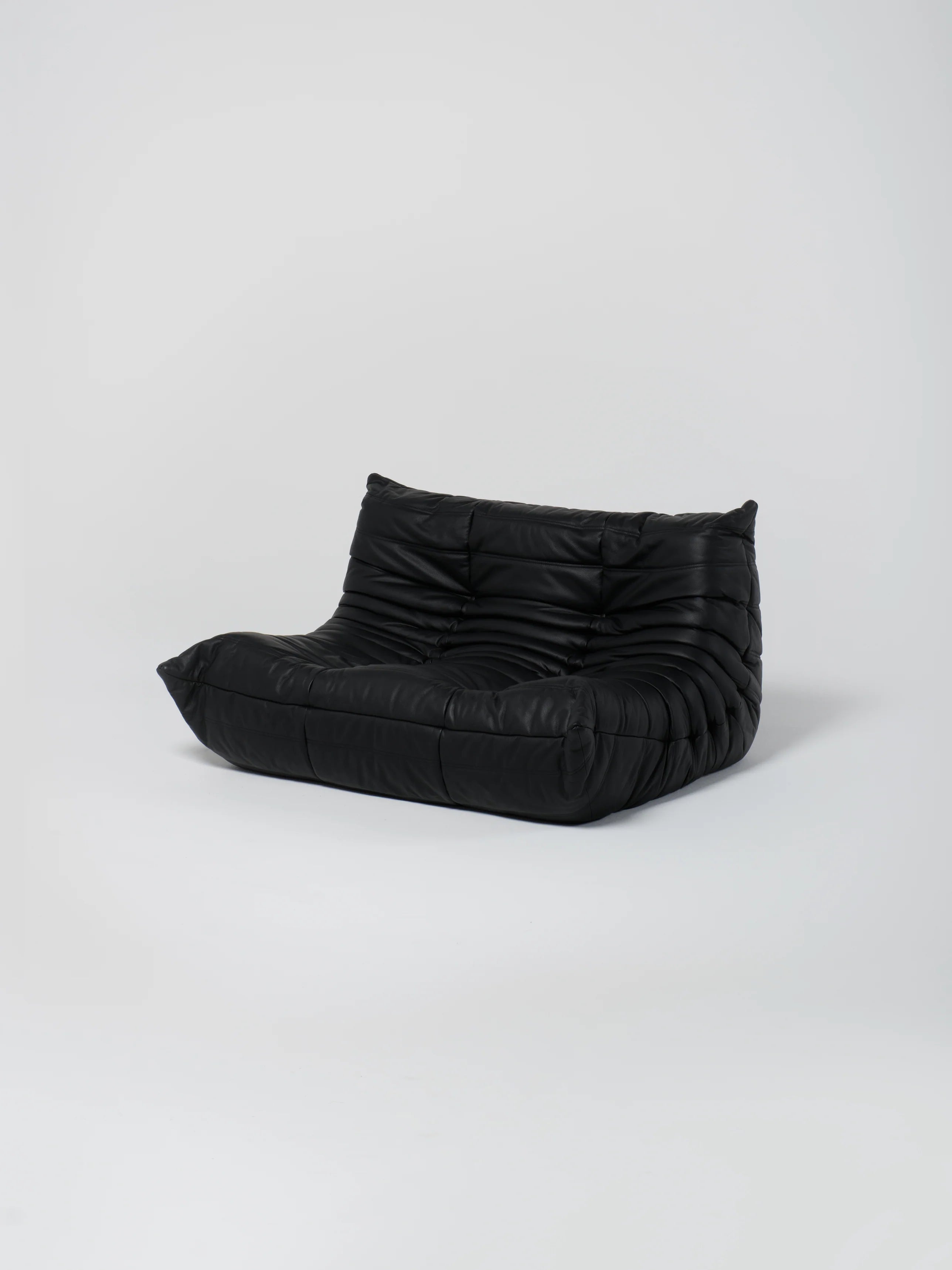 Togo Sofa / Black | 2-Seater